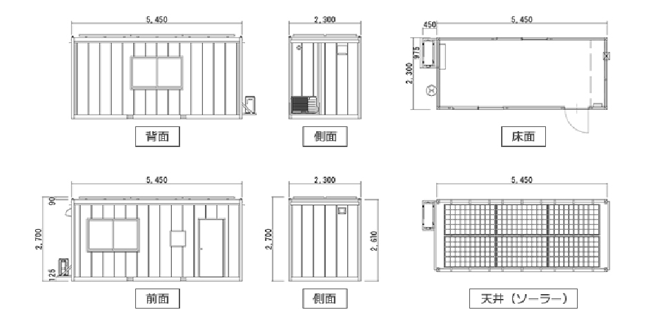 4坪図面 4坪図面