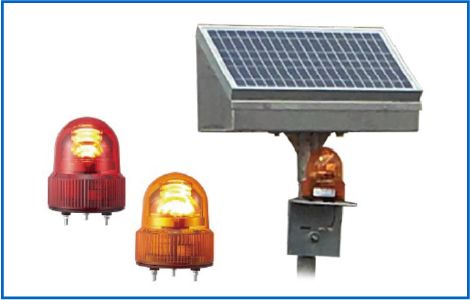 自立型ソーラー|LED回転灯 自立型ソーラー|LED回転灯